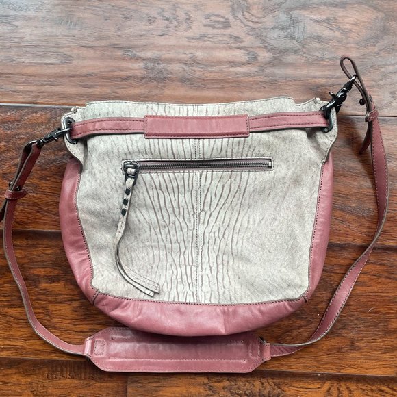 Kooba pink and cream textured handbag - Picture 7 of 7
